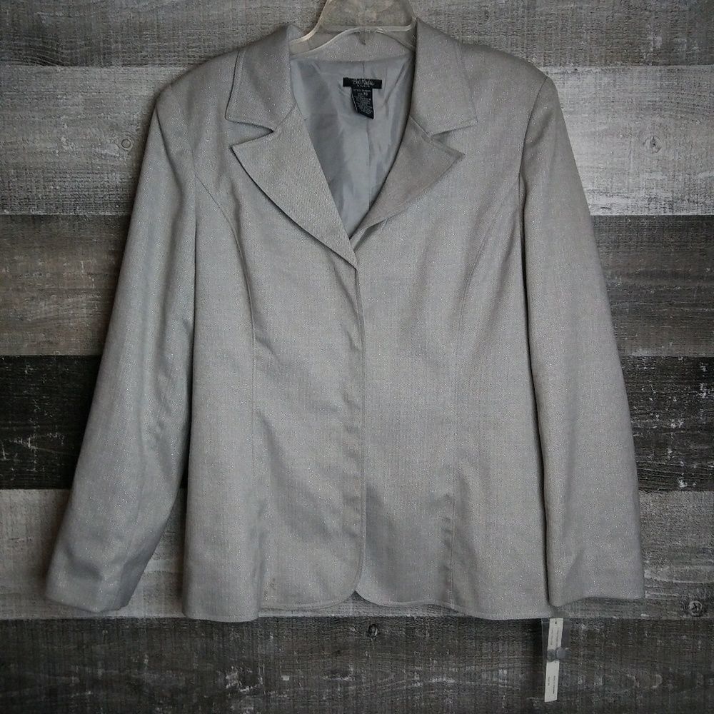 Sz 16 BOB MACKIE Studios Silver Screen Jacket